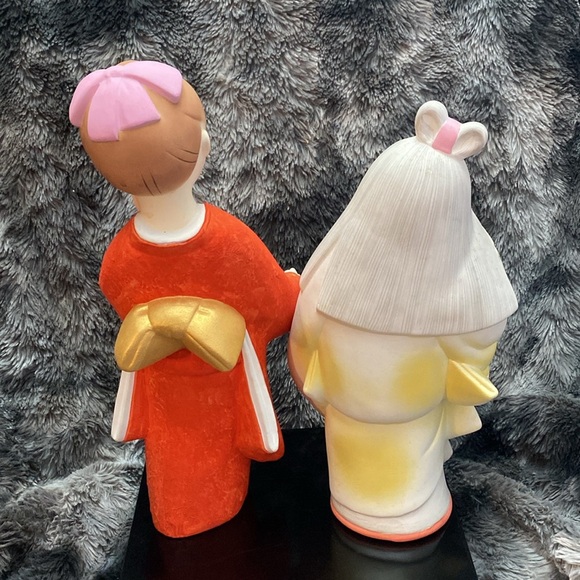 Vintage Japanese Hakata Dolls  Kimono
Geisha Maiko Folk Craft - Picture 8 of 16